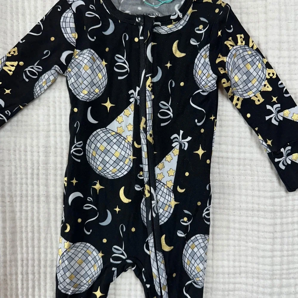 NWT Posh Peanut Convertible One Piece - Midnight Bash New Year's 3-6 month